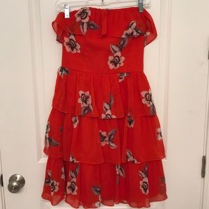 White House Black Market Red Dress
